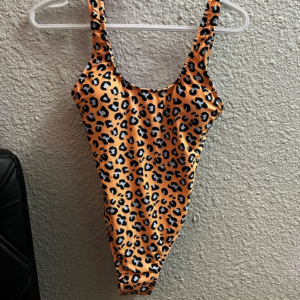 Beau Hudson Leopard Print One Piece Swimsuit